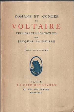 romans et contes de voltarie, tome quatrieme