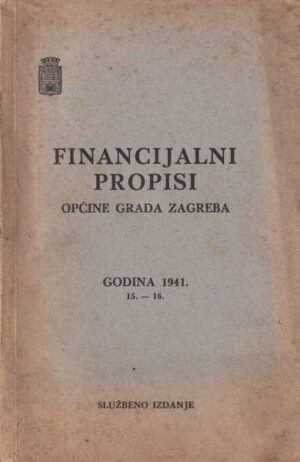financijalni propisi općine grada zagreba