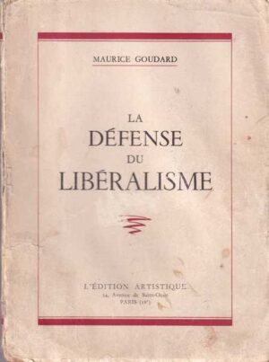 maurice goudard: la defense du liberalisme