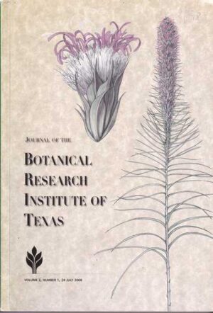 journal of the botanical research institute of texas vol. 2 no. 1