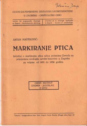 antun maštrović - markiranje ptica