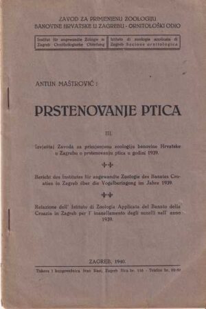 antun maštrović-prstenovanje ptica