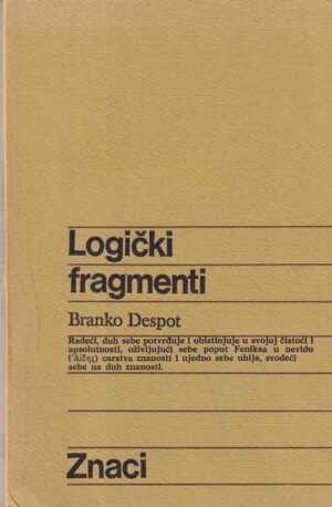 branko despot-logički fragmenti