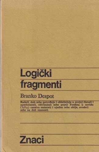 Branko Despot-Logički fragmenti