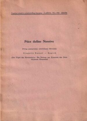 dragutin rucner-ptice doline neretve