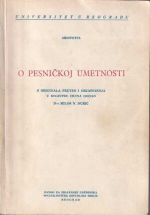 aristotel: o pesničkoj umetnosti