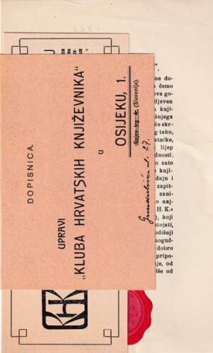 dopisnica klub hrvatskih književnika