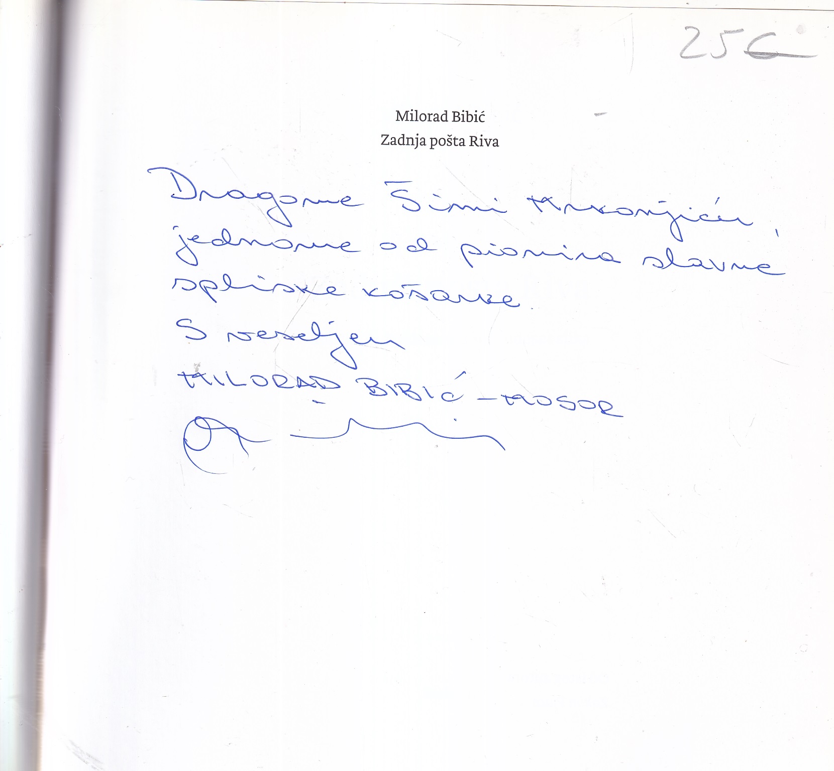 milorad bibić-zadnja pošta riva