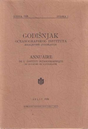 godišnjak oceanografskog instituta kraljevine jugoslavije 1938.