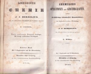 j. j. berzeius, f. woehler: lehrbuch der chemie
