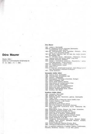 dora maurer