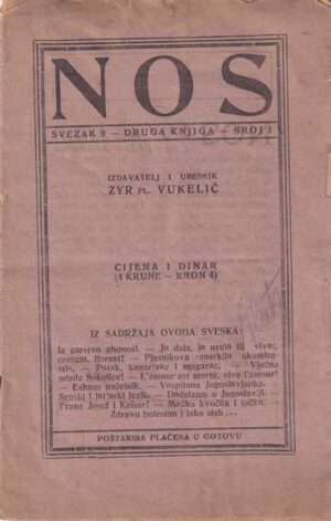 zyr vukelić-nos svezak 9 knjiga druga broj 1