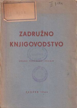 ante ciko: zadružno knjigovodstvo