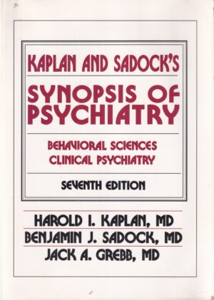 kaplan and sadock's: synopsis of psychiatry