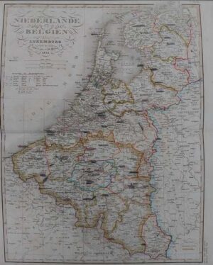 niederlande, belgien, luxemburg, 1833.