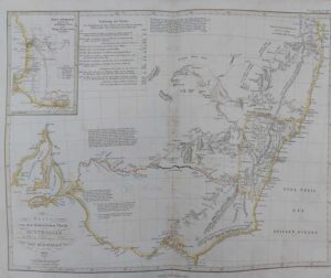 karte von dem sudostlichen theile australias, 1832.