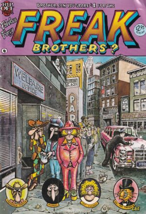gilbert shelton: brother, can you spare $1 for the fabulous furry freak brothers?