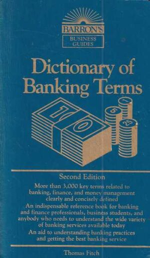 thomas fitch: dictionary of banking terms