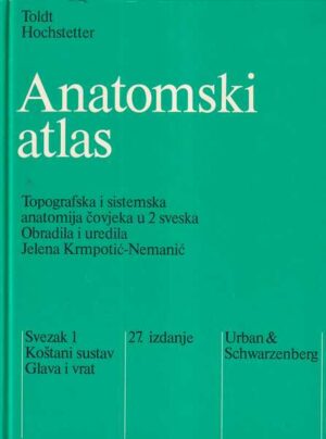 toldt hochstetter: anatomski atlas