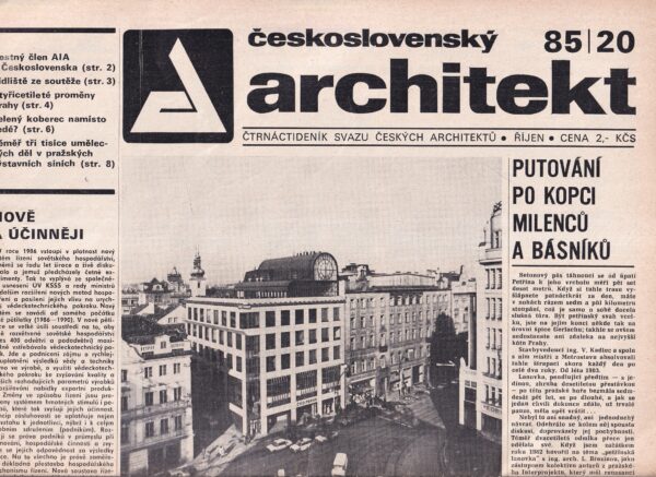 Časopis - Československy architekt 1-22
