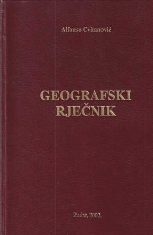 alfonso cvitanović: geografski rječnik