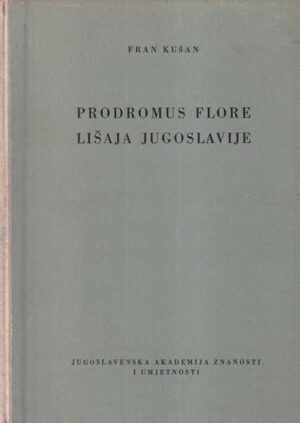 fran kušan: prodromus flore lišaja jugoslavije