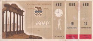 giochi della xvii olimpiade roma 1960.