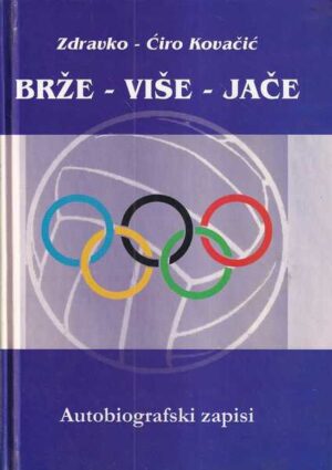 zdravko-Ćiro kovačić: brže-više-jače - autobiografski zapisi