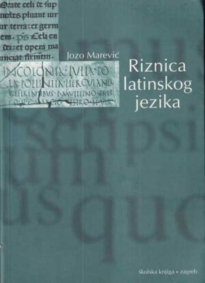 dr.sci. jozo marević: riznica latinskog jezika