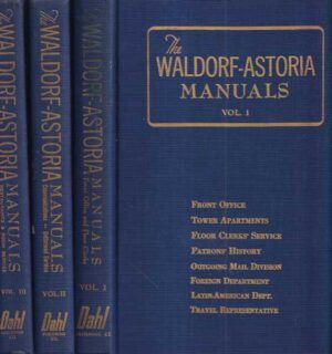 the waldorf - astoria manuals 1/3
