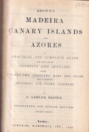 brown's guide to madeira, the canary islands and azores