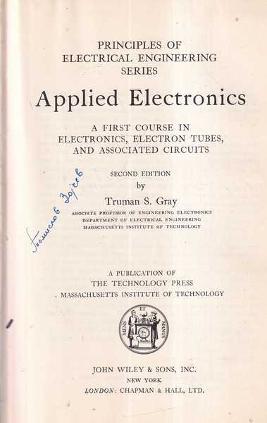 truman s. gray: applied electronics