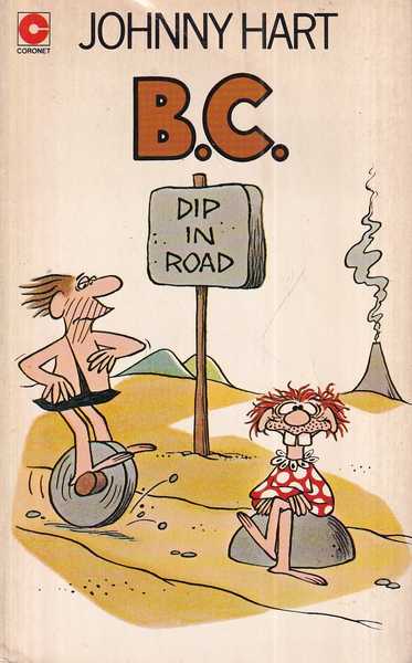 johnny hart: b.c. dip in road