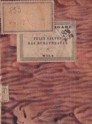 felix salten: das burgtheater