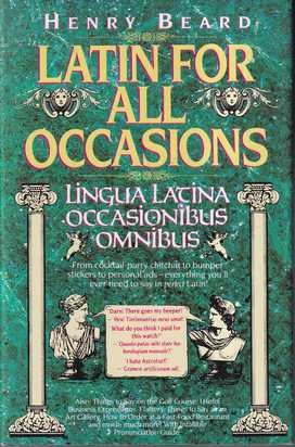 henry beard: latin for all occasions