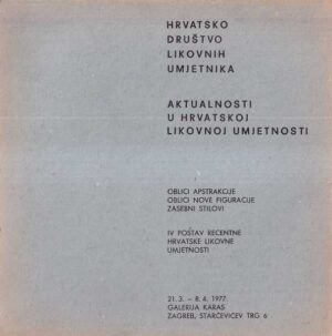 aktualnosti u hrvatskoj likovnoj umjetnosti