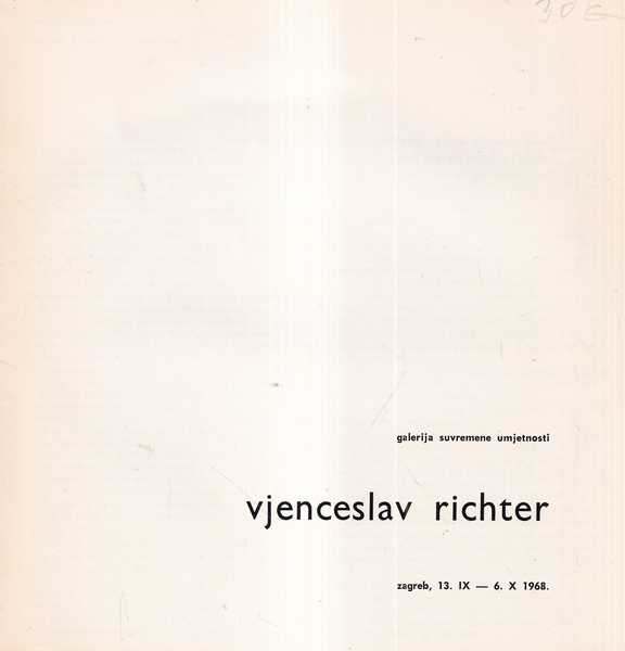 vjenceslav richter: katalog