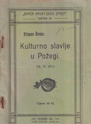 stjepan Šola: kulturno slavlje u požegi