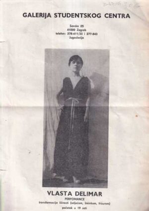 vlasta delimar: plakat