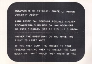 josip stošić: kartolina