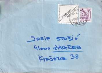 jaroslav supek josipu stošiću: telefon art (kuverta)