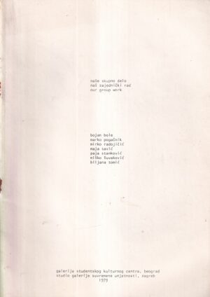 naše skupno delo - katalog