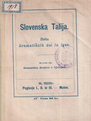 j. mohorčič: slovenska talija