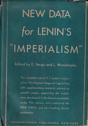 e. varga, l. mendelshom: new data for lenin's "imperialism"