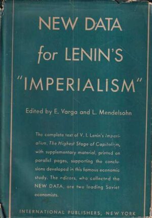 e. varga, l. mendelshom: new data for lenin's "imperialism"