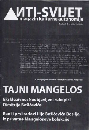 anti-svijet magazin kulturne autonomije god. i br. 0