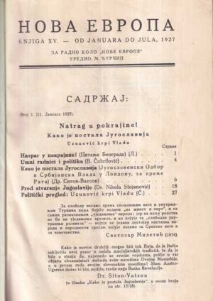 nova evropa, knjiga 15