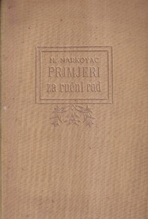 marijan markovac: primjeri za ručni rad