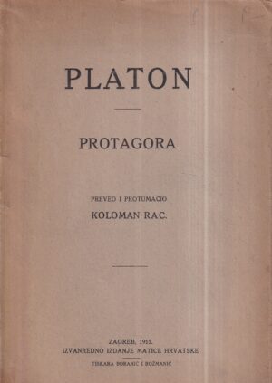 koloman rac: platon/protagora