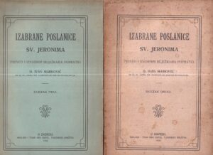 ivan marković: izabrane poslanice sv. jeronima 1-2
